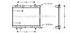 AVA QUALITY COOLING PE2236 Radiator, engine cooling